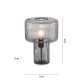 FUNGUS lampa stołowa smoky 4092-25