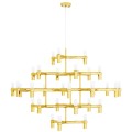 ATOMIC GRANDE zlota lampa wisząca 