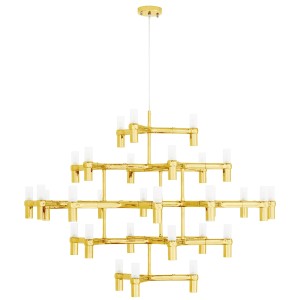 ATOMIC GRANDE zlota lampa wisząca 