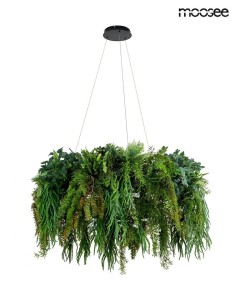 GARDENS 160 czarna lampa wisząca 