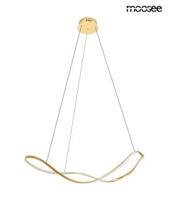 WAVES 80 złota lampa wisząca 