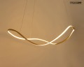 WAVES 80 złota lampa wisząca 
