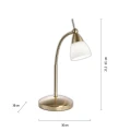 PINO lampa stołowa matowy mosiądz 4001-60