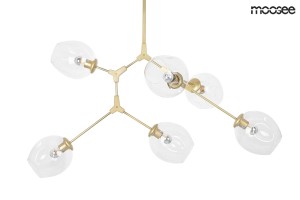 SPLIT 6 złota lampa wisząca 