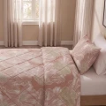 140x220 LAZY VEER terakota kołdra z poszewką na poduszkę