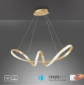 MELINDA lampa wisząca złota 8292-12