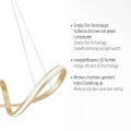 MELINDA lampa wisząca złota 8292-12