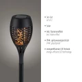 FACKEL-SOL kolec ogrodowy solarny czarna SETx3 19106-18-3