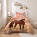 140x200 Lazy Kids LUXE róż Kpl kołdra z poszewką na poduszkę