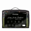 140x200 Lazy Kids VOETBAL STER niebieski Kpl kołdra z poszewką na poduszkę