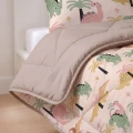 140x200 Lazy Kids DINO piasek Kpl kołdra z poszewką na poduszkę