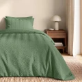 140x200/220 CURVE 3D zieleń mikrofibra kpl pościeli
