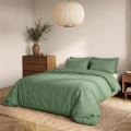 240x200/220 CURVE 3D zieleń mikrofibra kpl pościeli