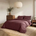 240x200/220 MODERN GEO 3D bordo mikrofibra kpl pościeli