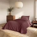 140x200/220 MODERN GEO 3D bordo mikrofibra kpl pościeli