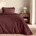 140x200/220 MODERN GEO 3D bordo mikrofibra kpl pościeli