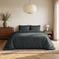 240x200/220 MODERN GEO 3D antracyt mikrofibra kpl pościeli