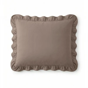 60x70 Lazy RUFFLES 2 poszewki na poduszkę brąz