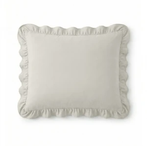 60x70 Lazy RUFFLES 2 poszewki na poduszkę złamany biały