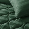 140x200 Lazy HOTEL Velvet ciemna zieleń kołdra
