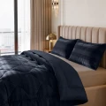 200x200 Lazy HOTEL Velvet granat kołdra