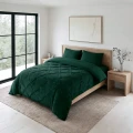 200x220 Lazy Velvet PINTUCK zieleń kołdra