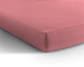 80/90/100x200/220cm prześcieradło Double Jersey 220g. k. różowy