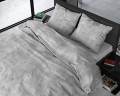 Kpl 240x220 FL TWIN WASHED COTTON szary flanela