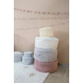 Ø50cm CHILL Vintage Nude pufa bawełniana