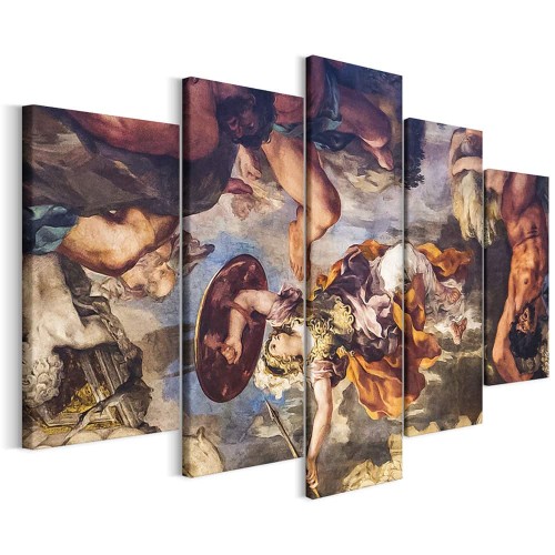 TRIUMF BOSKIEJ OPATRZNOŚCI 150x100cm pentaptyk schodkowy