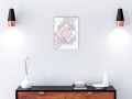 PASTELOWA GEOMETRIA 80x120cm obraz na płótnie