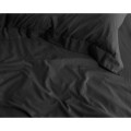 180x220 luksusowe prześcieradło satyna bawełniana k. czarny 