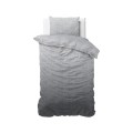 140x220 QUINN antracyt pościel flanelowa komplet
