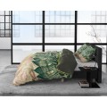 Kpl 200x220 MALVA zieleń pościel satyna bawełniana