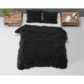 200x220 VELVET UNI czarny kpl pościeli