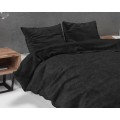 200x220 VELVET UNI czarny kpl pościeli